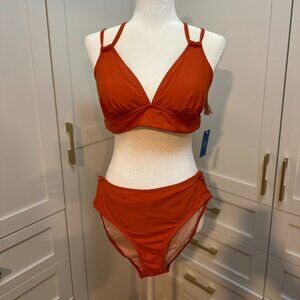 Orange Bikini Set – L Top / M Bottom – NWT